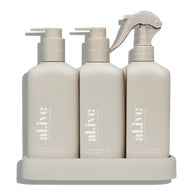 al.ive Kitchen Trio - Dishwashing Liquid, Hand wash & Bench Spray