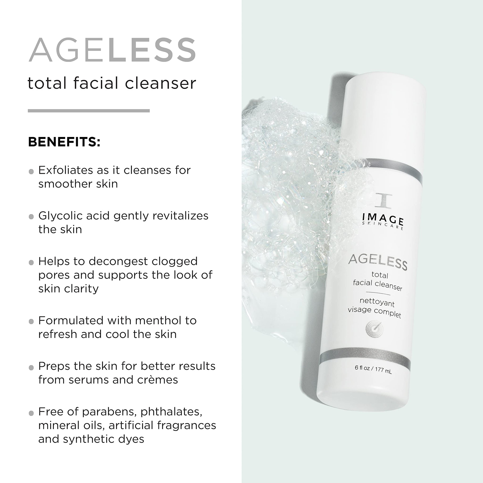 IMAGE Skincare AGELESS Total Facial Cleanser
