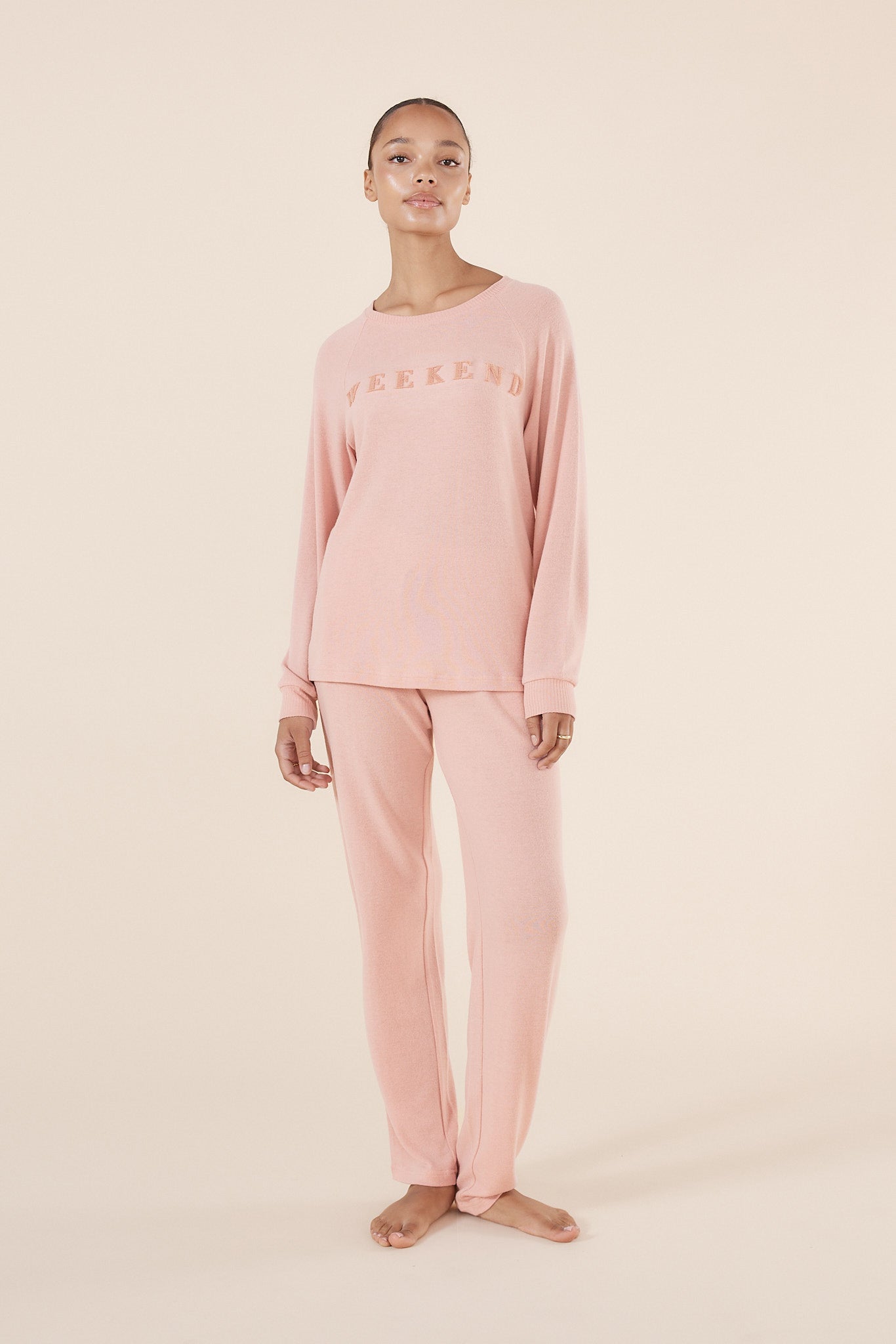 Gingerlilly Keira Weekend Lounge Set Pink