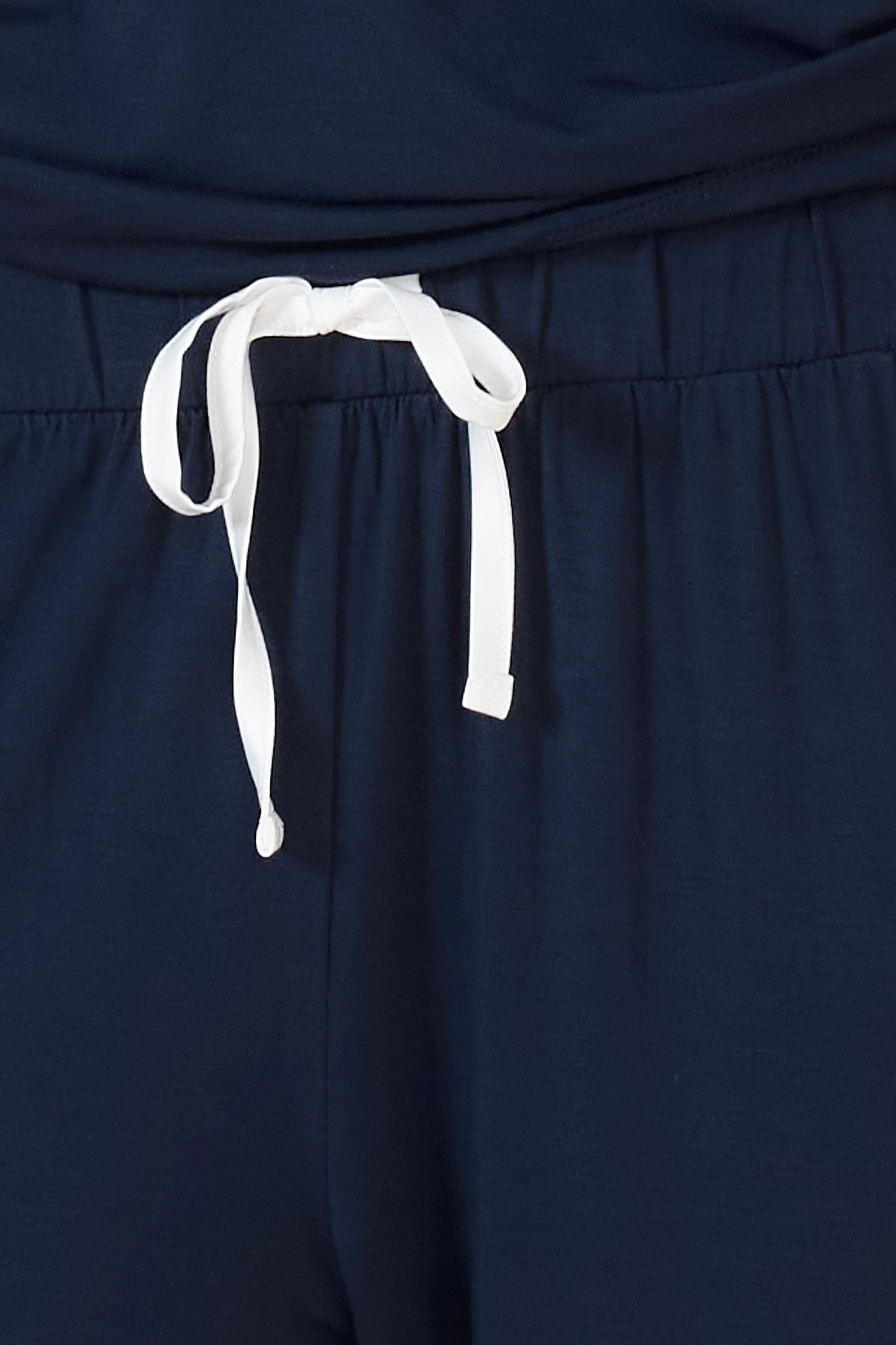 Gingerlilly Anya Bamboo Sporty Pj Set Navy
