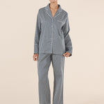 Gingerlilly Sky Diamond Cotton PJ Set Navy