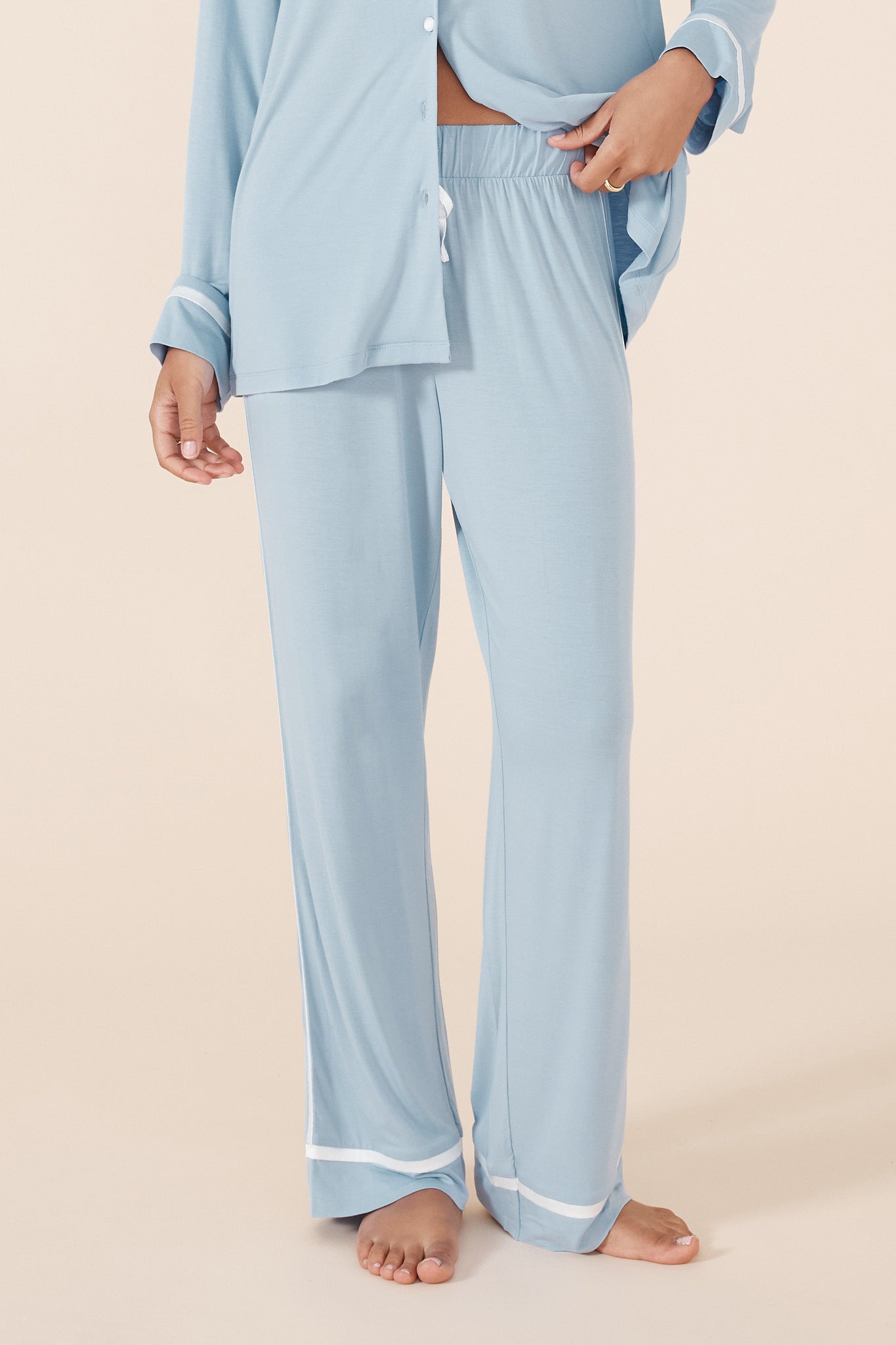 Gingerlilly Fiona Bamboo Pjs Blue