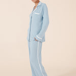 Gingerlilly Fiona Bamboo Pjs Blue