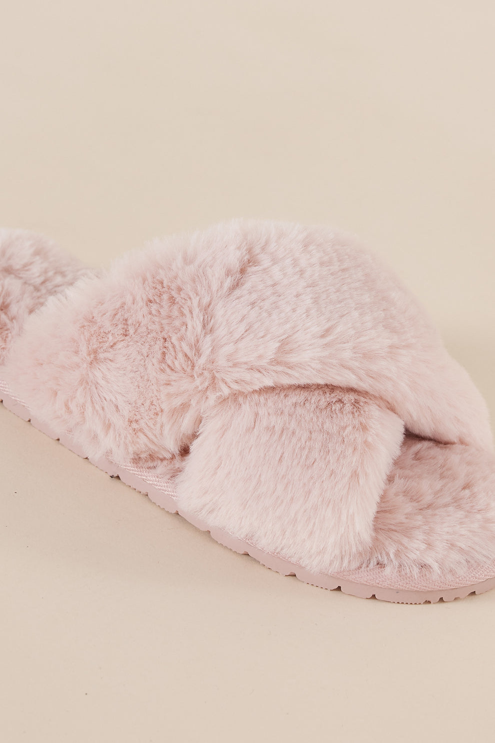 Gingerlilly Milan Plush Slipper Pink