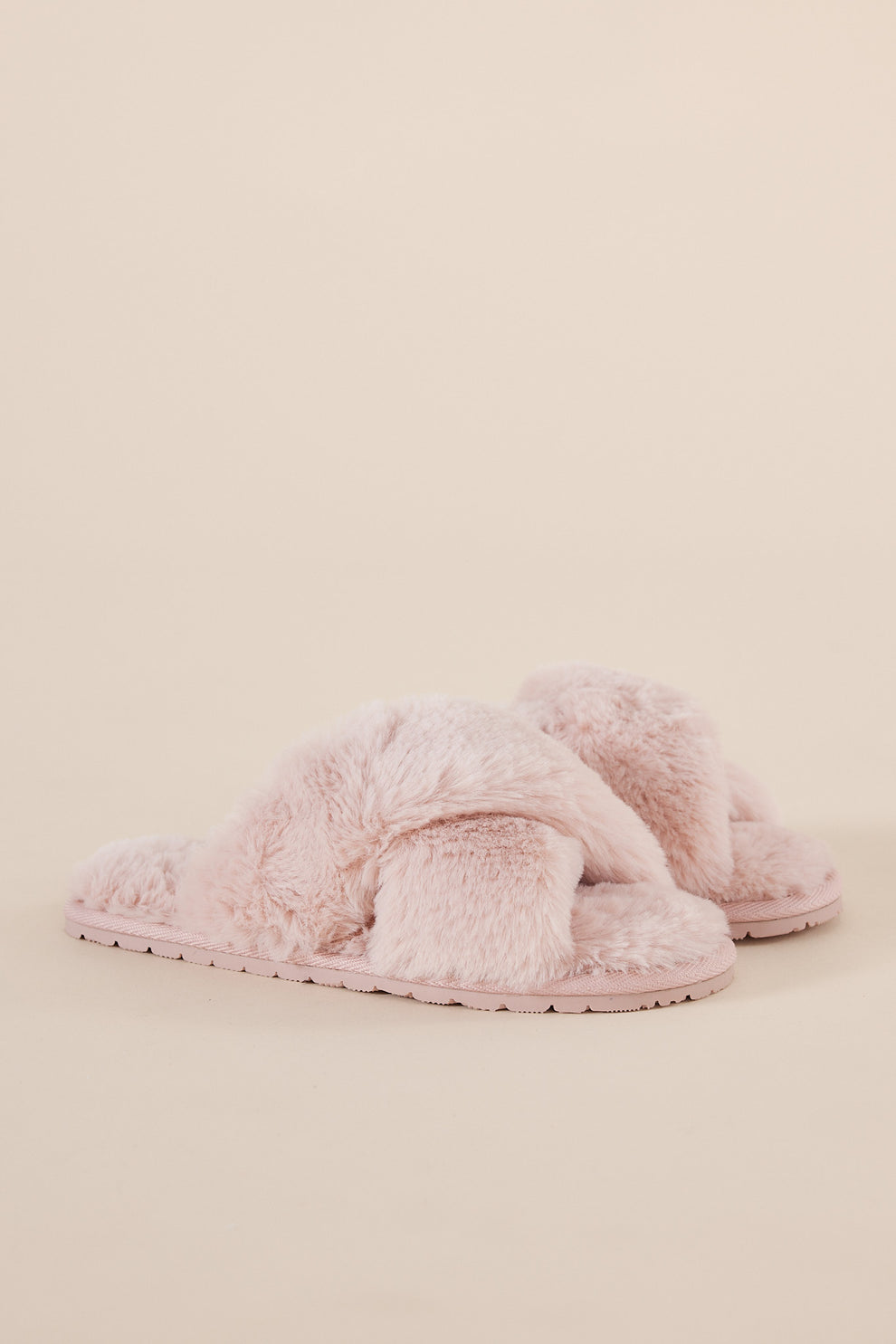 Gingerlilly Milan Plush Slipper Pink