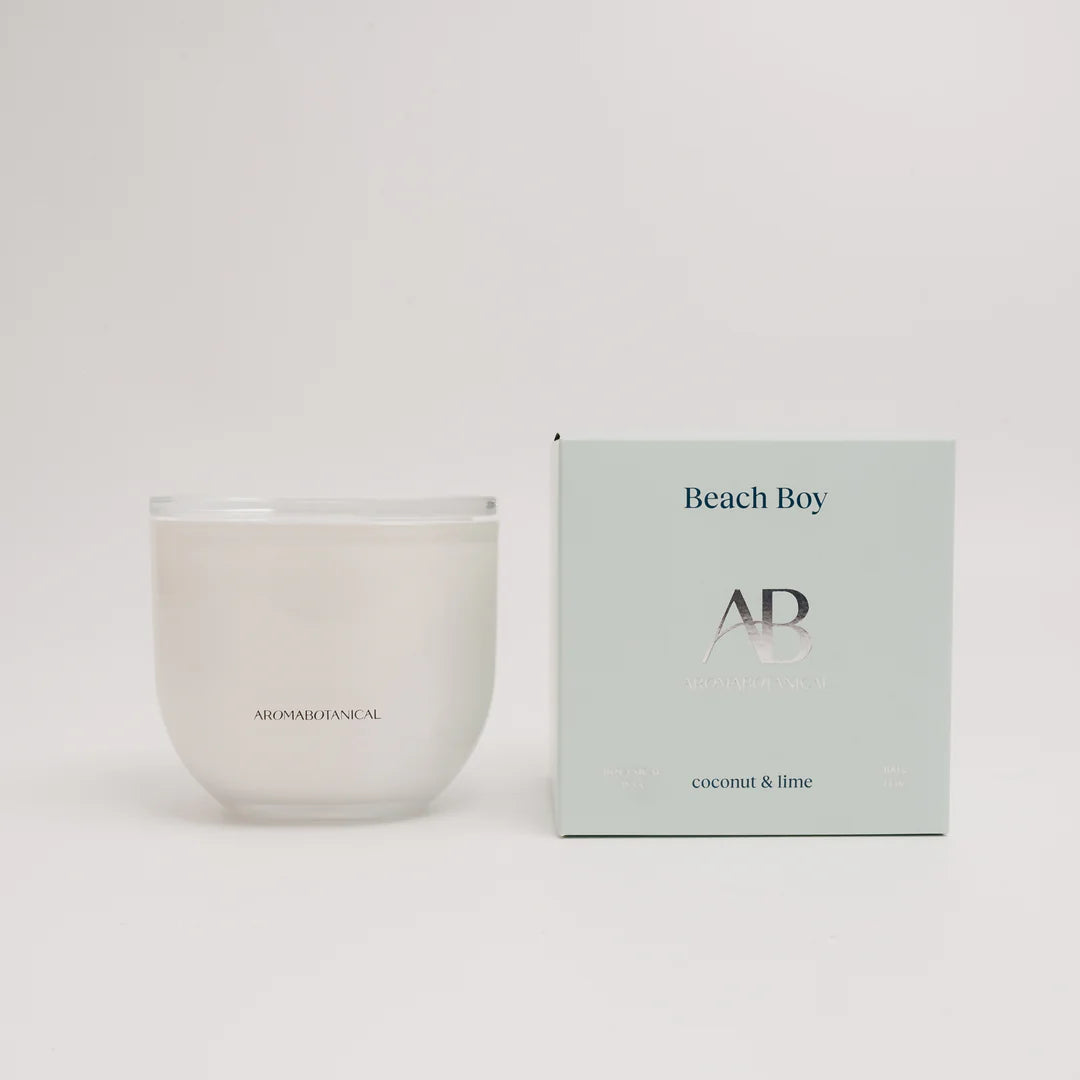 Aromabotanical Candle 400g BEACH BOY Coconut & Lime