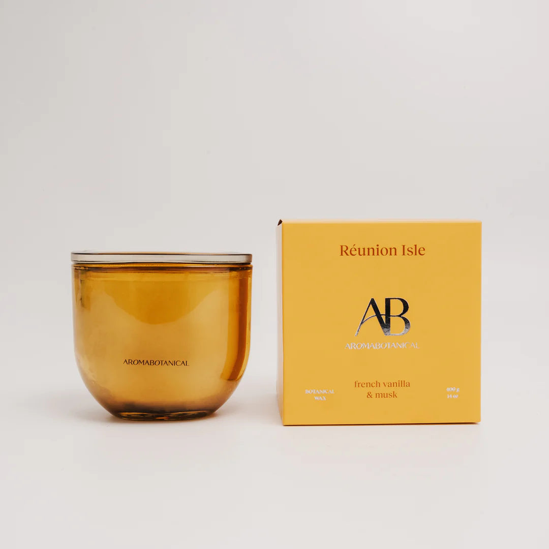 Aromabotanical Candle 400g REUNION ISLE French Vanilla & Musk