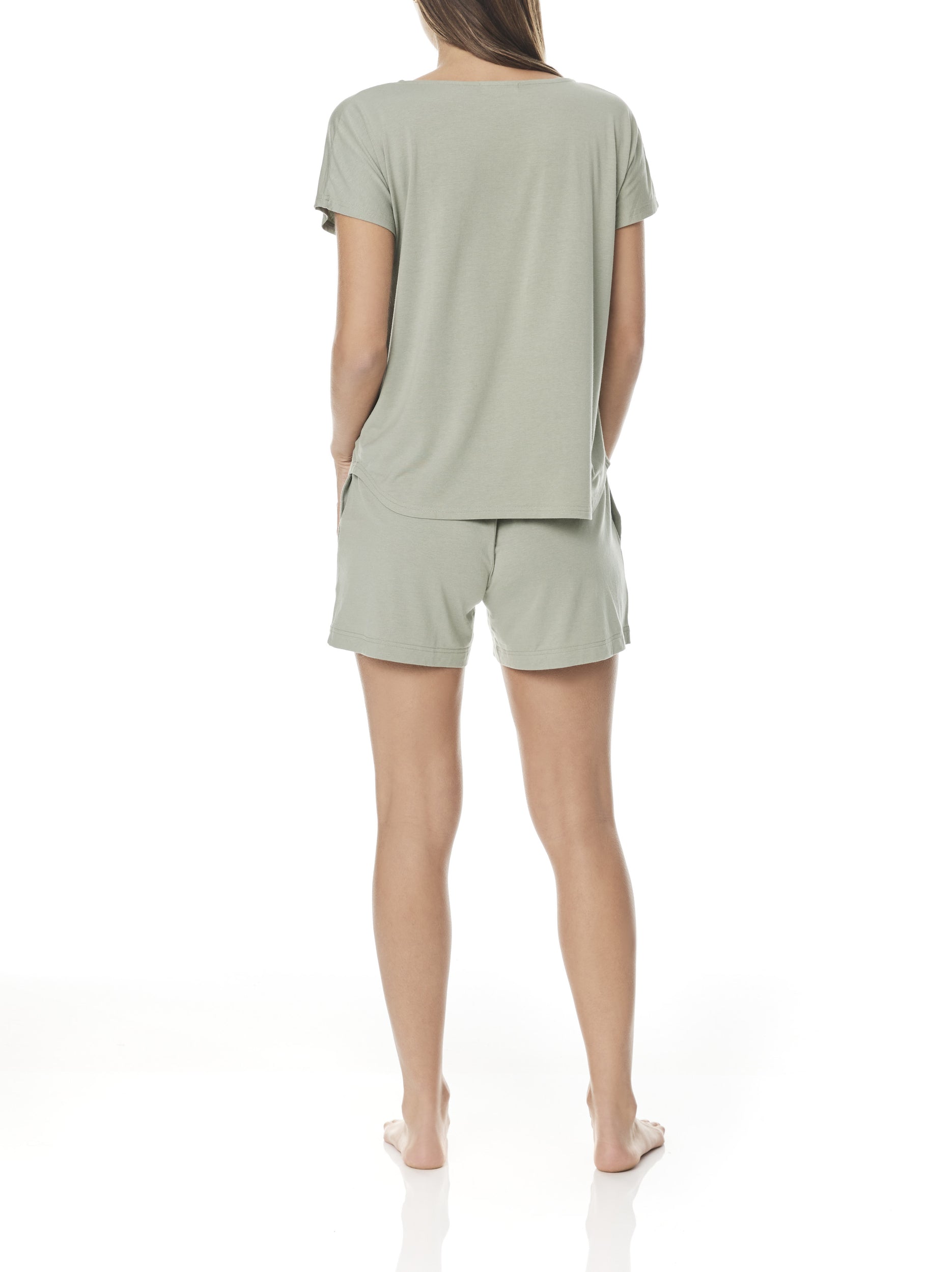 Gingerlilly Augustina Short Pj Set Olive