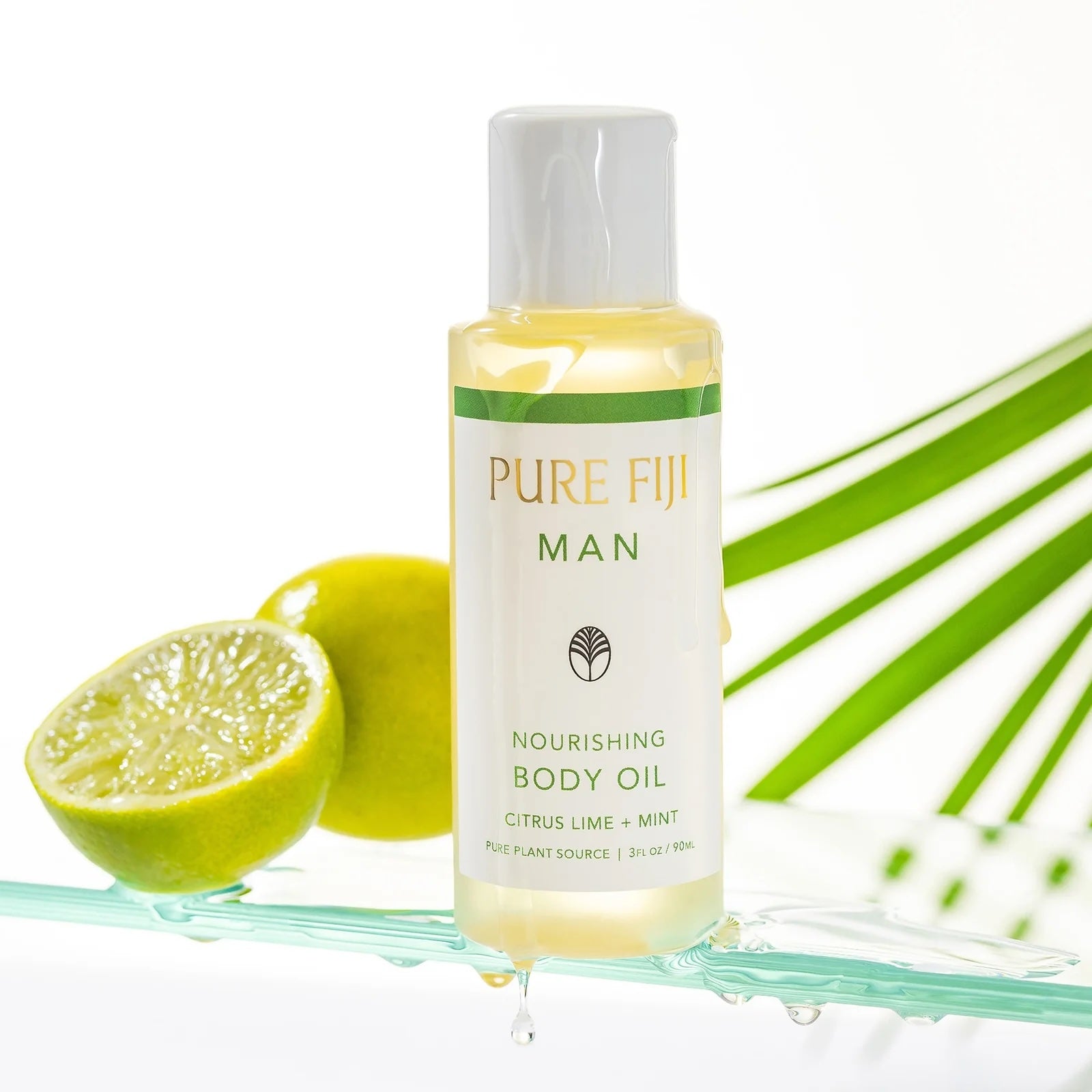 Pure Fiji Man Nourishing Body Oil - Citrus, Lime & Mint