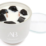 Aromabotanical Crystal Candle Obsidian