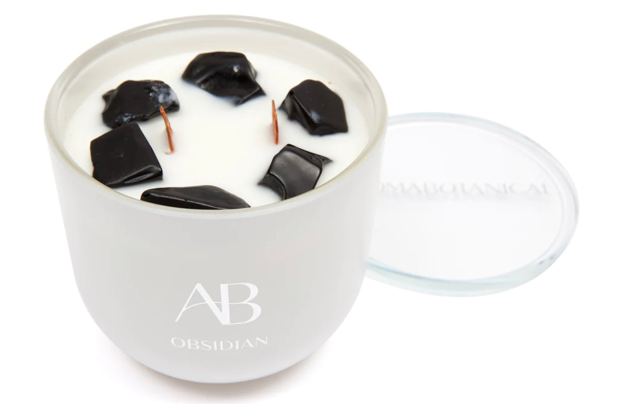 Aromabotanical Crystal Candle Obsidian