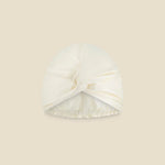Gingerlilly Majestic Pure Silk Turban Cream