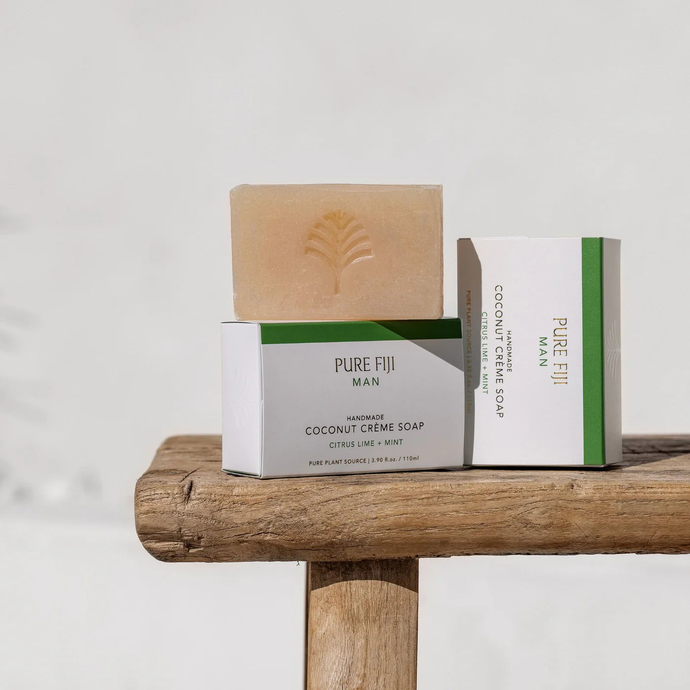 Pure Fiji MAN Handmade Coconut Creme Spa Soap - Citrus Lime & Mint