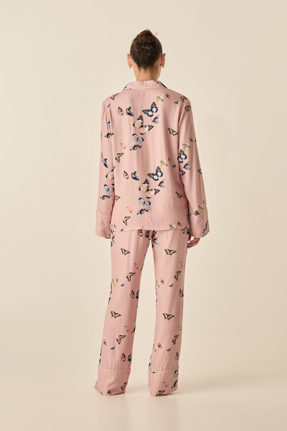 Gingerlilly Catalina Butterfly Pj Set Pink