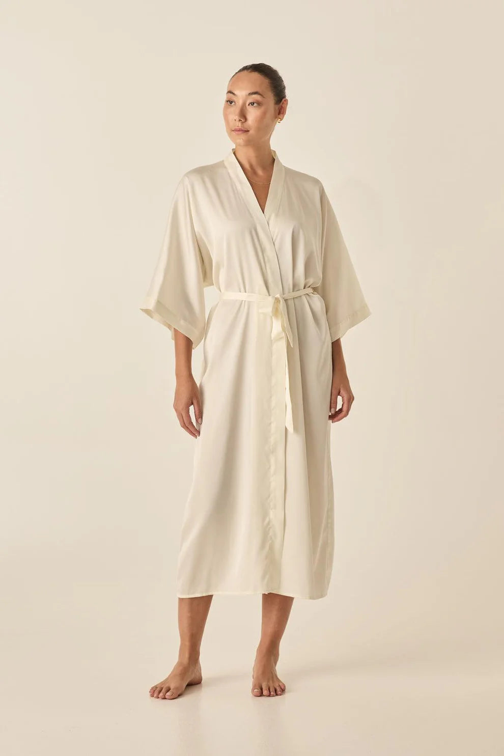Gingerlilly Henrietta Satin Robe