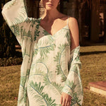 Gingerlilly Kelly Palm Print Chemise