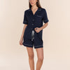 Gingerlilly SADIE Bamboo Short PJ Set Navy